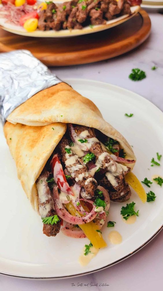 Beef Shawarma Sandwich